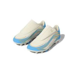 ADI JR F50 MESSI CLUB VEL FG IVORY/SEMI BLUE