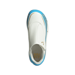 ADI JR F50 MESSI CLUB VEL FG IVORY/SEMI BLUE