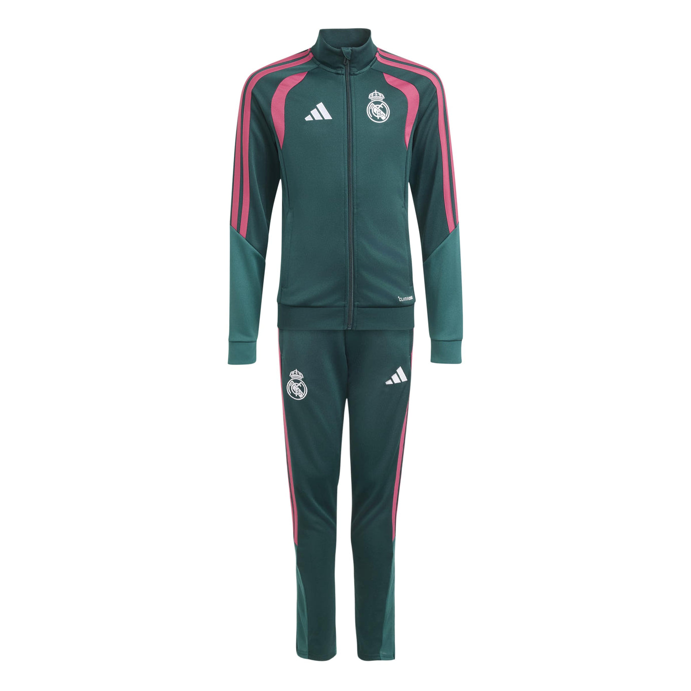 ADI JR REAL 26-27 TRACKSUIT AURORA IVY/WILD PINK