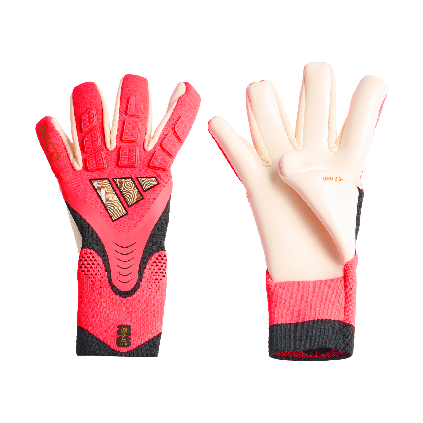 ADI PREDATOR GLOVE PRO IVORY/SOLAR TURBO