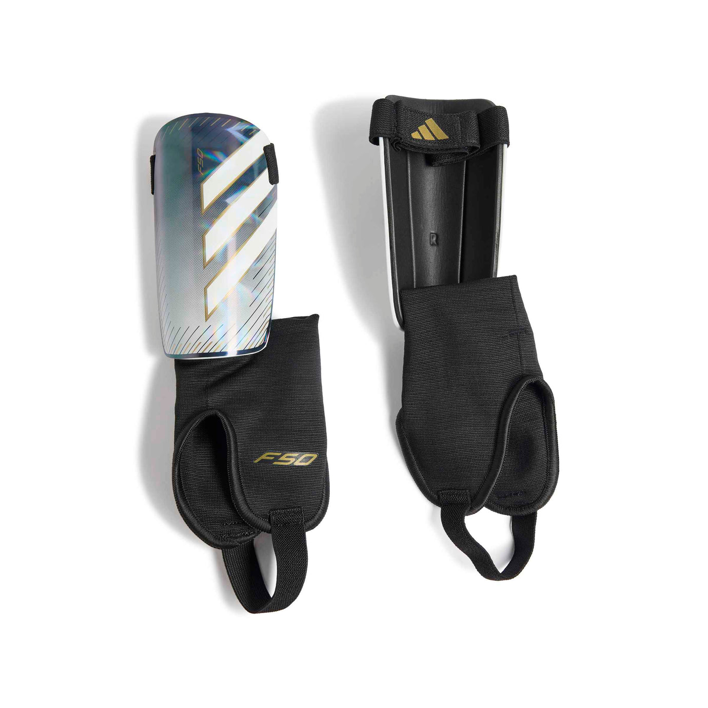 ADI F50 SHINGUARD MATCH BLACK/WHITE