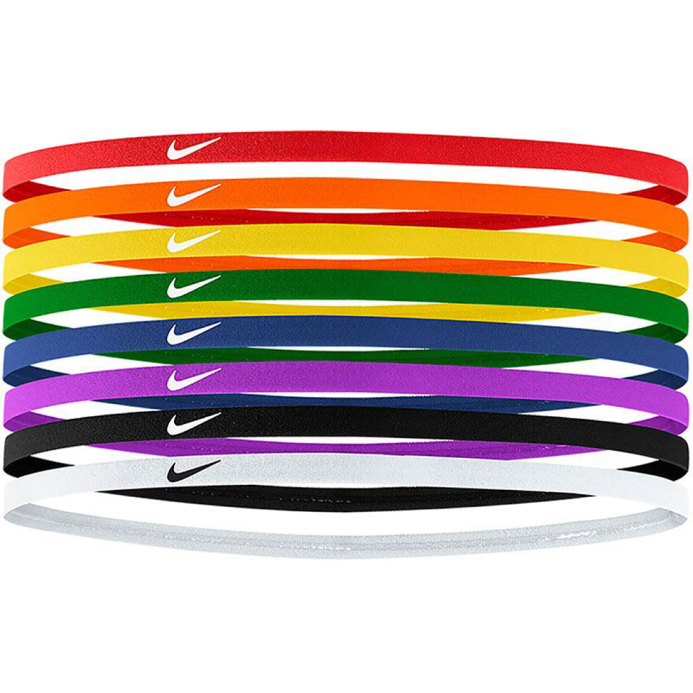 NIKE SKINNY HAIRBAND 8p. RED/ORANGE/YELLOW