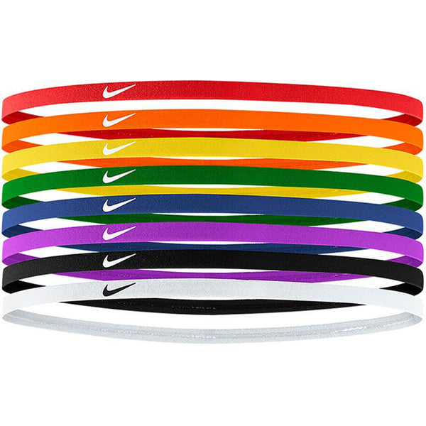 NIKE SKINNY HAIRBAND 8p. RED/ORANGE/YELLOW