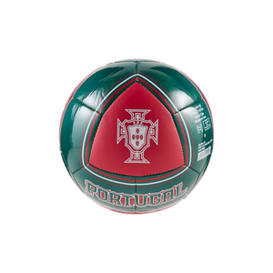 PUMA PORTUGAL WC26 CULTURE MINI BALL CLUB RED/GREEN LAGOON