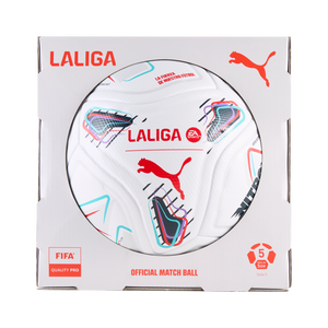 PUMA STELLAR LA LIGA 26-27 ULTIMATE BALL WHITE/MULTICOLOR