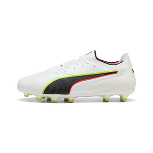 PUMA KING 20 ULTIMATE FG WHITE/GLOWING RED/YELLOW ALERT