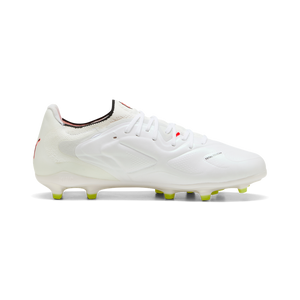 PUMA KING 20 ULTIMATE FG WHITE/GLOWING RED/YELLOW ALERT