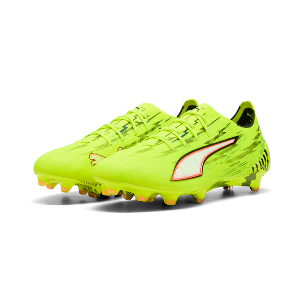 PUMA ULTRA 6 ULTIMATE FG YELLOW ALERT/GLOWING RED
