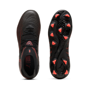 PUMA JR FUTURE 9 PRO FG BLACK/GLOWING RED
