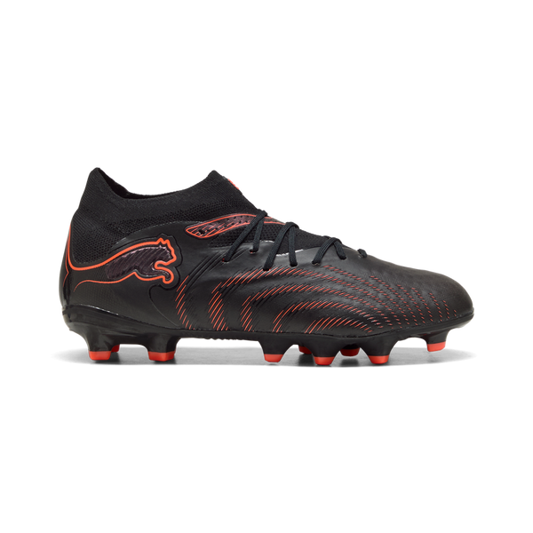 PUMA JR FUTURE 9 PRO FG BLACK/GLOWING RED