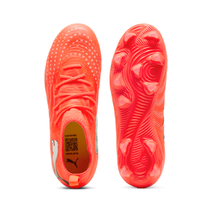PUMA JR FUTURE 9 MATCH FG GLOWING RED/SILVER