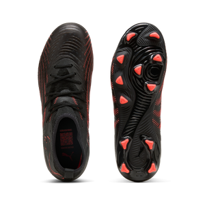 PUMA JR FUTURE 9 MATCH FG BLACK/GLOWING RED