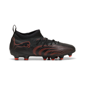 PUMA JR FUTURE 9 MATCH FG BLACK/GLOWING RED