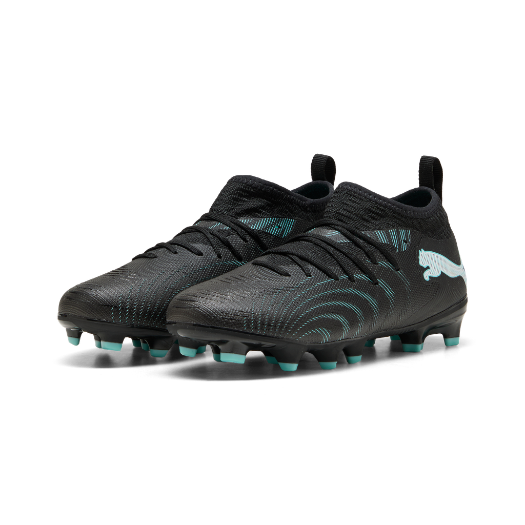 PUMA JR FUTURE 9 MATCH FG BLACK/INTENSE MINT