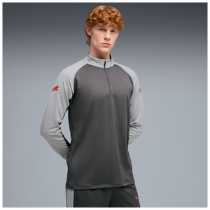 PUMA INDIVIDUAL LIGA ZIP TOP DUSKY GRAY/GRAY ECHO