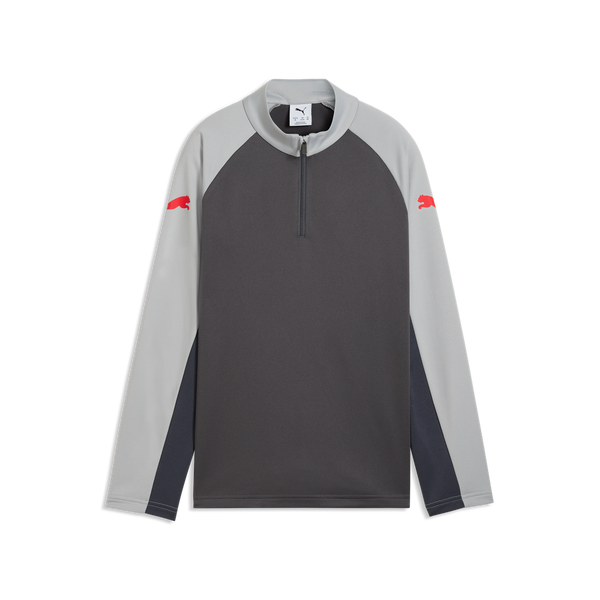 PUMA JR INDIVIDUAL LIGA ZIP TOP DUSKY GRAY/GRAY ECHO