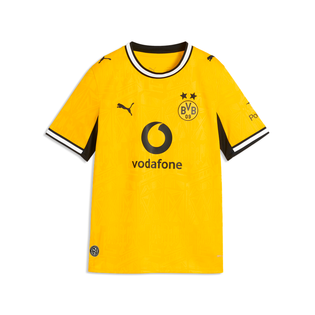 PUMA JR DORTMUND 26-27 HOME JERSEY FASTER YELLOW/BLACK