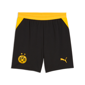 PUMA DORTMUND 26-27 HOME SHORT BLACK/FASTER YELLOW