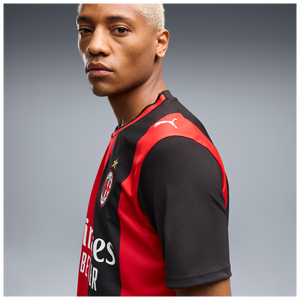 PUMA MILAN 26-27 HOME JERSEY BLACK/FOR ALL TIME RED