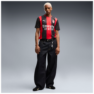 PUMA MILAN 26-27 HOME JERSEY BLACK/FOR ALL TIME RED
