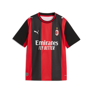PUMA JR MILAN 26-27 HOME JERSEY BLACK/FOR ALL TIME RED