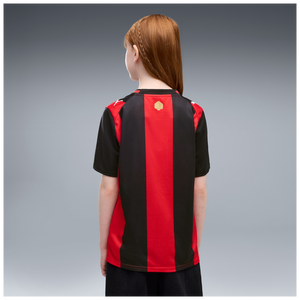 PUMA JR MILAN 26-27 HOME JERSEY BLACK/FOR ALL TIME RED