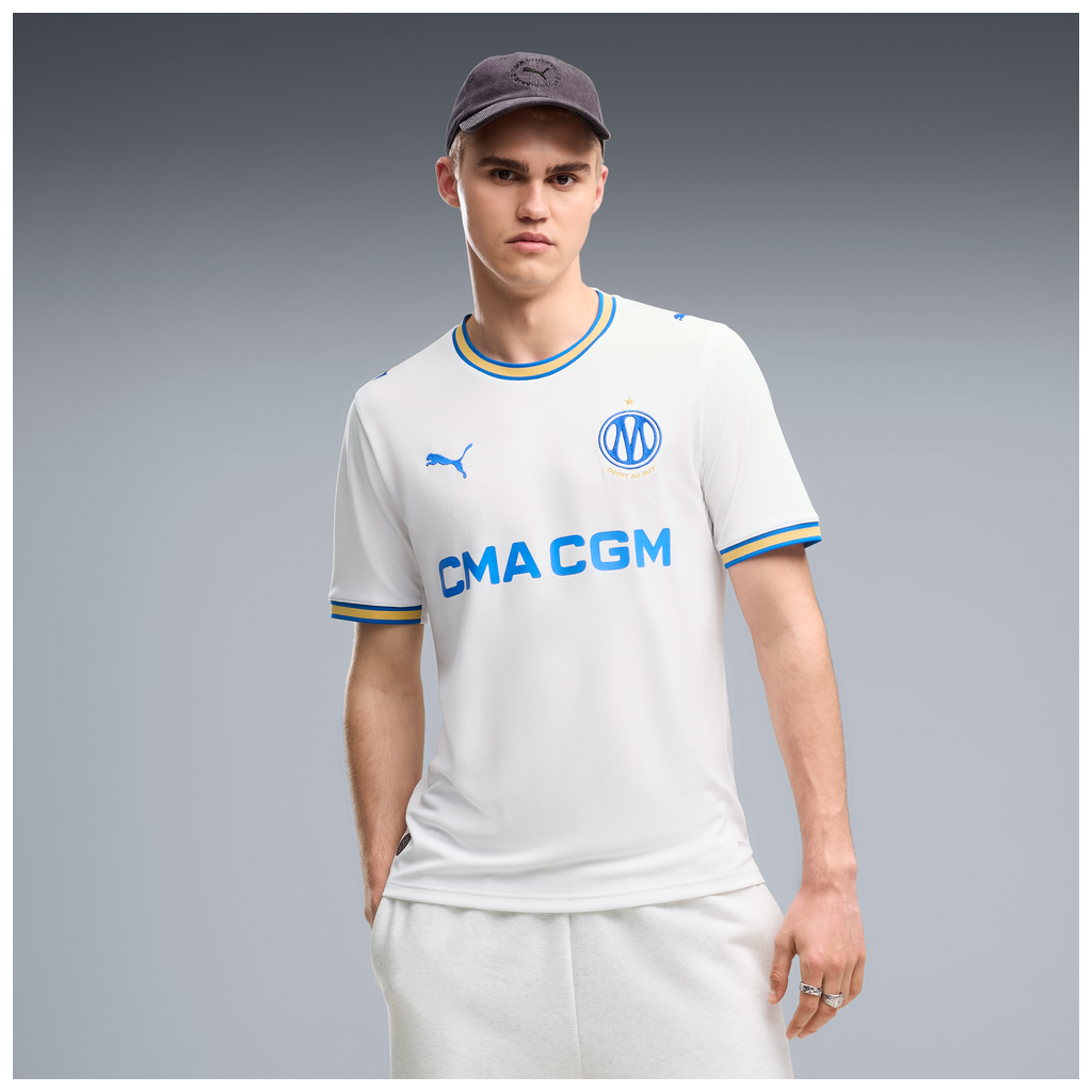 PUMA MARSEILLE 26-27 HOME JERSEY WHITE/TEAM ROYAL