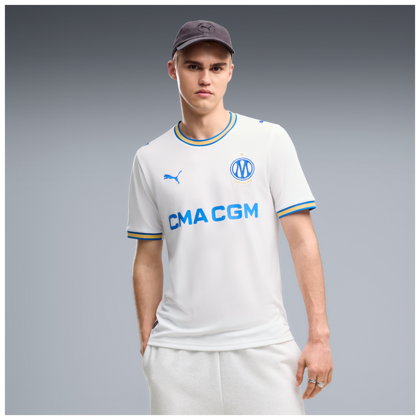 PUMA MARSEILLE 26-27 HOME JERSEY WHITE/TEAM ROYAL