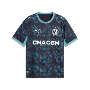 PUMA MARSEILLE 26-27 AWAY JRESEY NEW NAVY/ BALTIC SEA BLUE