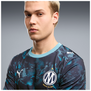 PUMA MARSEILLE 26-27 AWAY JRESEY NEW NAVY/ BALTIC SEA BLUE