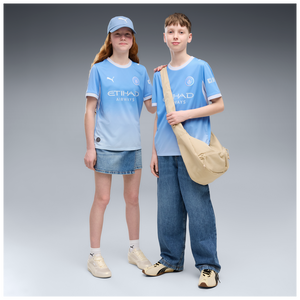 PUMA JR CITY 26-27 HOME JERSEY TEAM LIGHT BLUE/ICY BLUE
