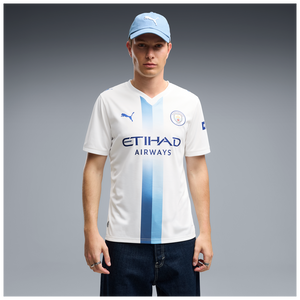 PUMA CITY 26-27 THIRD JERSEY WHITE/BLAZING BLUE