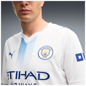 PUMA CITY 26-27 THIRD JERSEY WHITE/BLAZING BLUE