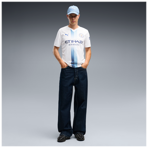 PUMA CITY 26-27 THIRD JERSEY WHITE/BLAZING BLUE