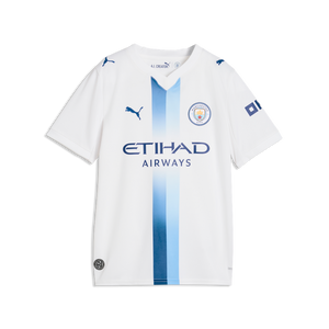 PUMA JR CITY 26-27 THIRD JERSEY WHITE/BLAZING BLUE