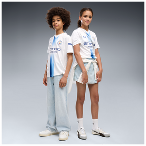 PUMA JR CITY 26-27 THIRD JERSEY WHITE/BLAZING BLUE