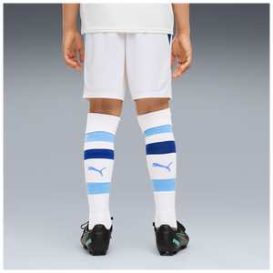PUMA JR CITY 26-27 THIRD SHORT WHITE/BLAZING BLUE