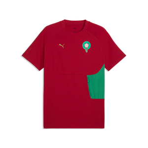PUMA MAROKKO WC26 PUMATECH POCKET TEE DARK CRIMSON/GOLD