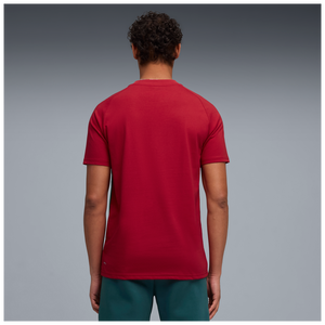 PUMA MAROKKO WC26 PUMATECH POCKET TEE DARK CRIMSON/GOLD