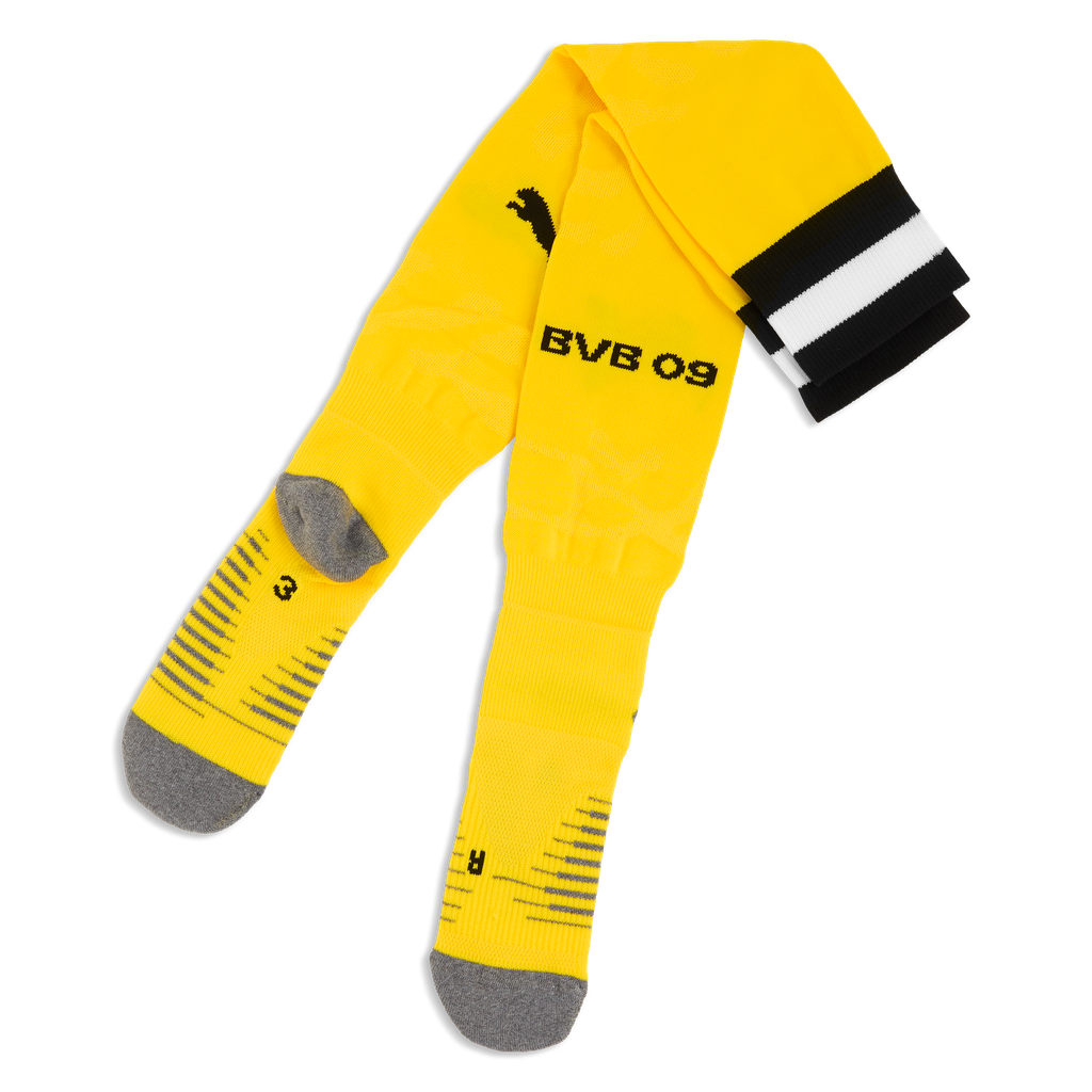 PUMA DORTMUND 26-27 HOME SOCK FASTER YELLOW/BLACK