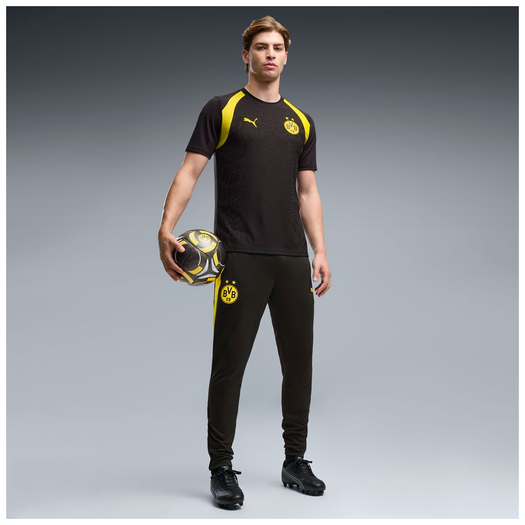 PUMA DORTMUND 26-27 TR JERSEY BLACK/FASTER YELLOW