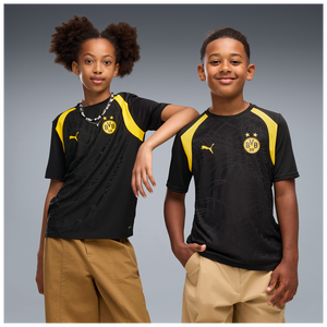 PUMA JR DORTMUND 26-27 TR JERSEY BLACK/FASTER YELLOW