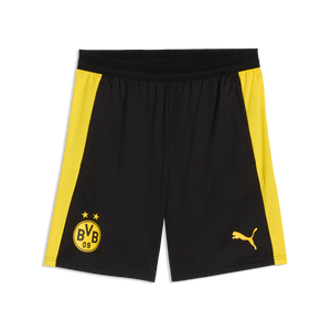 PUMA DORTMUND 26-27 TR SHORT BLACK/FASTER YELLOW
