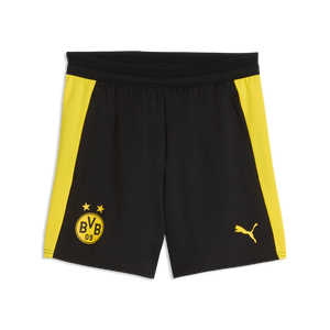PUMA JR DORTMUND 26-27 TR SHORT BLACK/FASTER YELLOW