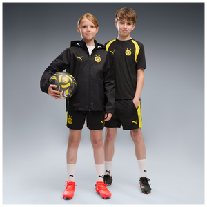 PUMA JR DORTMUND 26-27 TR SHORT BLACK/FASTER YELLOW