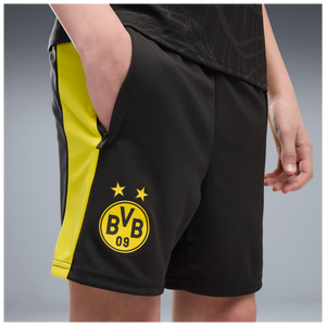 PUMA JR DORTMUND 26-27 TR SHORT BLACK/FASTER YELLOW