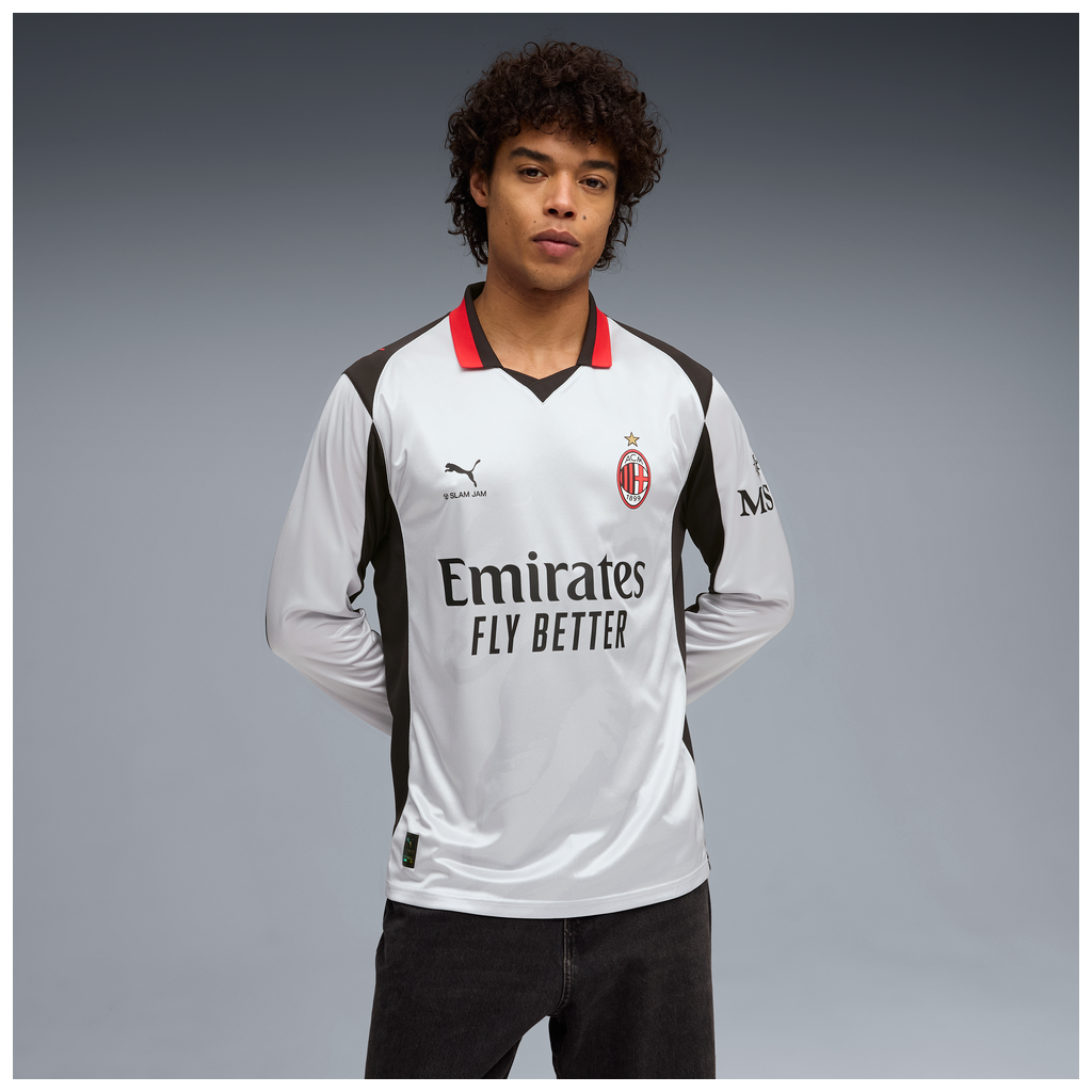 PUMA AC MILAN X SLAM JAM JERSEY SILVER MIST