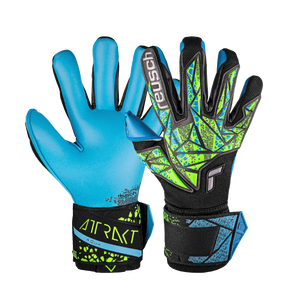 REUSCH ATTRAKT AQUA BLACK/FLUO GREEN/AQUA