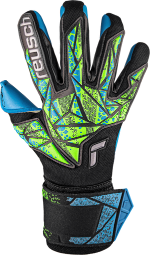 REUSCH ATTRAKT AQUA BLACK/FLUO GREEN/AQUA