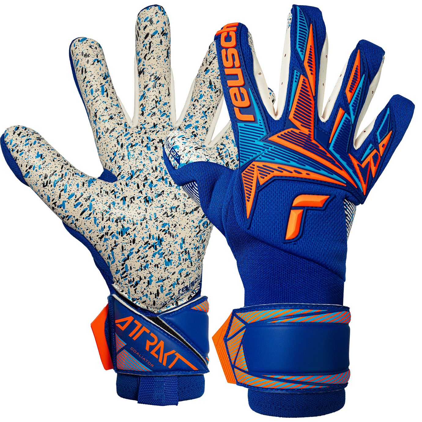 REUSCH ATTRAKT FREEGEL FUSION SHARP BLUE/ORANGE